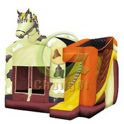 inflatable bouncer and slide combo